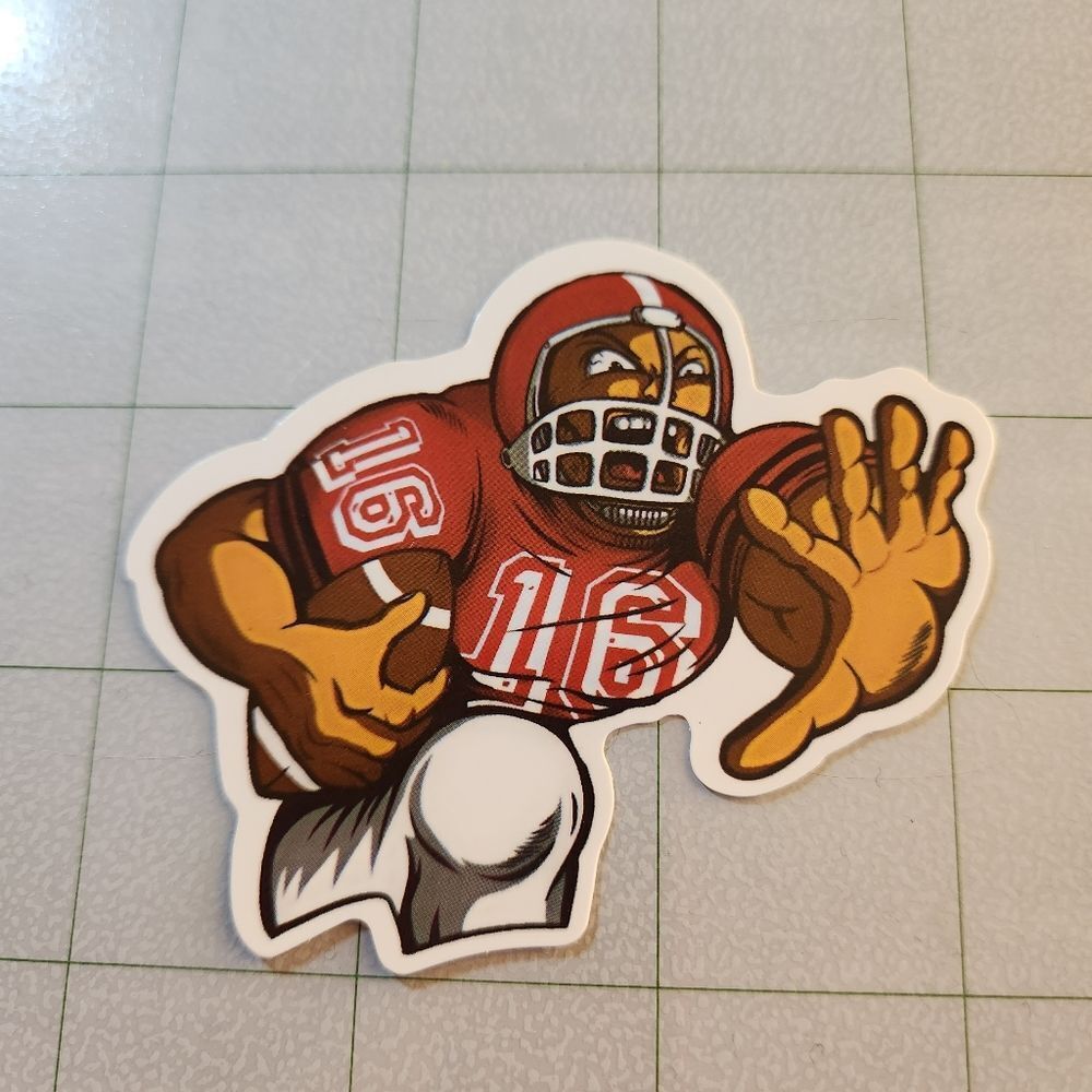 10 for $10 Sticker Football Sports